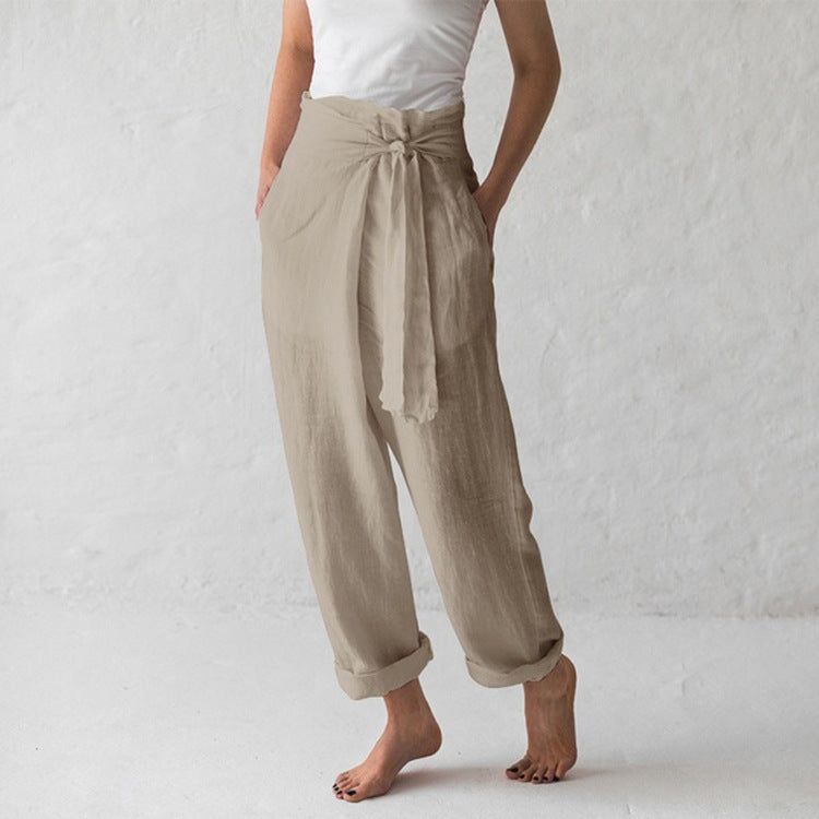 Temperament wide-leg casual pants