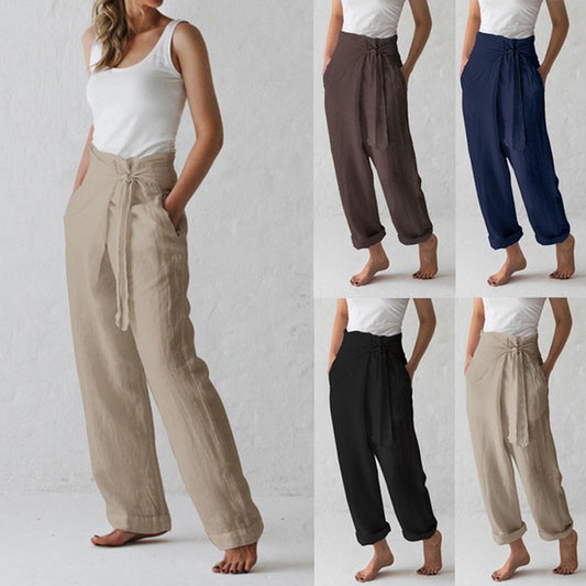 Temperament wide-leg casual pants