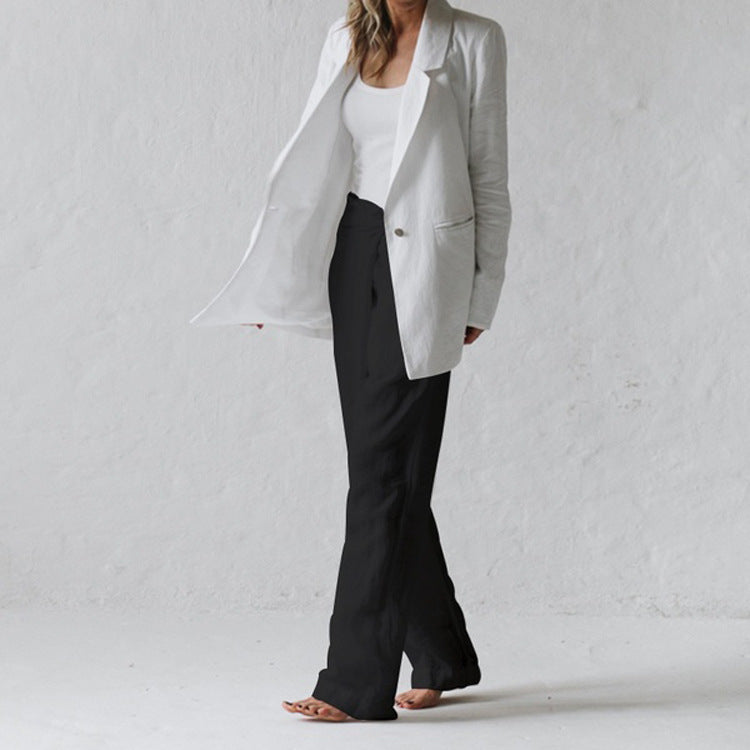 Temperament wide-leg casual pants