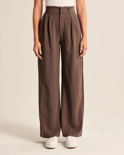 Straight Wide Leg Pocket Pants