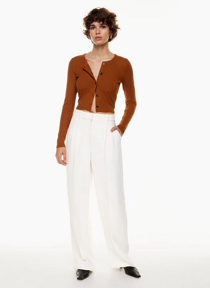 Straight Wide Leg Pocket Pants